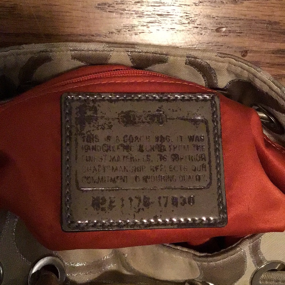 Coach Signature Shoulder Bag - Picture 6 of 8